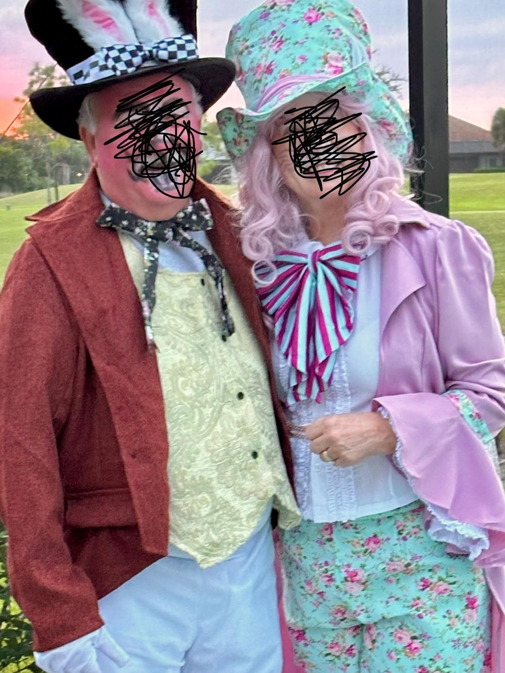 Couples halloween Tea-Party Ensemble